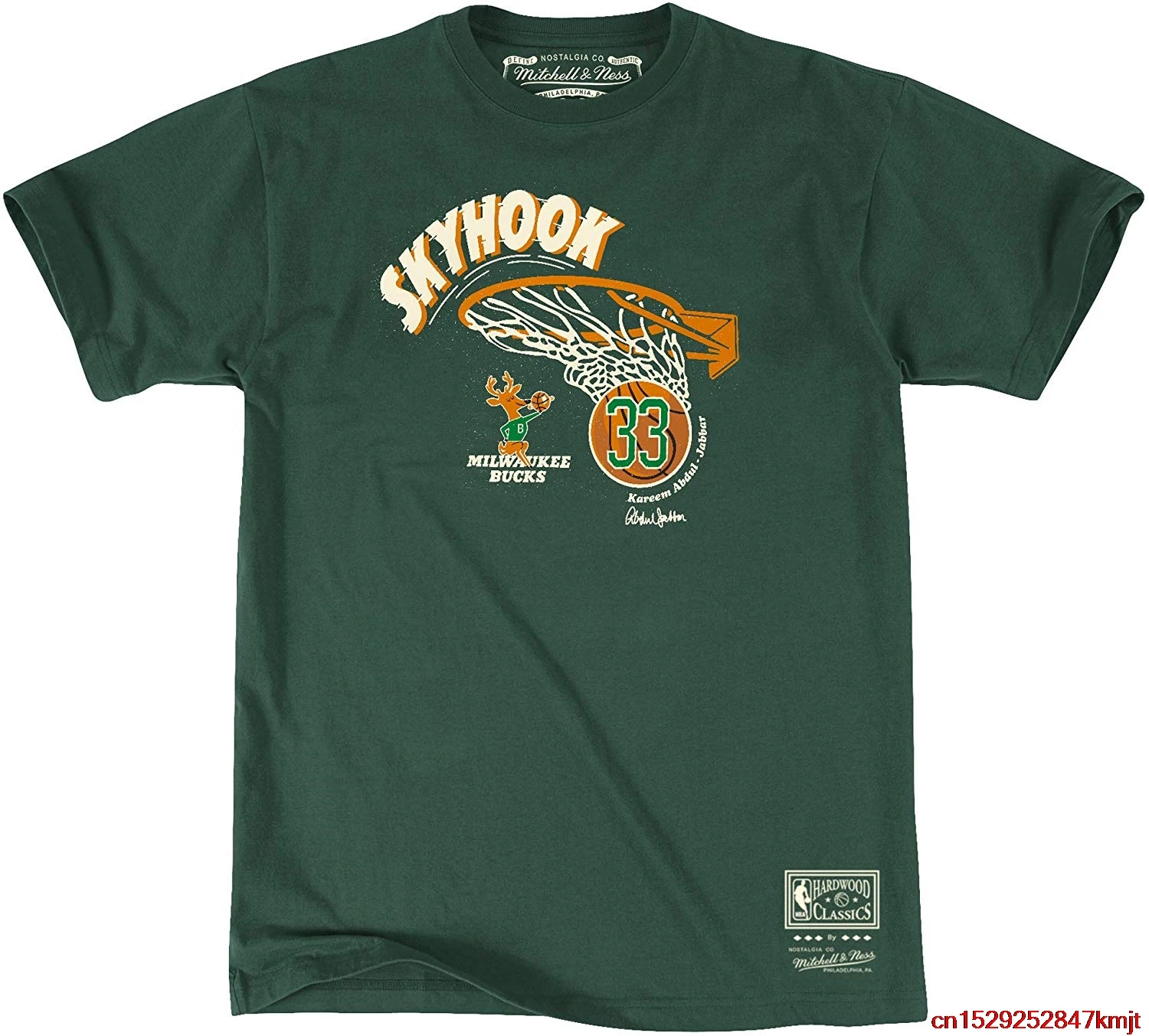 Футболка Milwaukee Bucks Skyhook|Мужские футболки| |