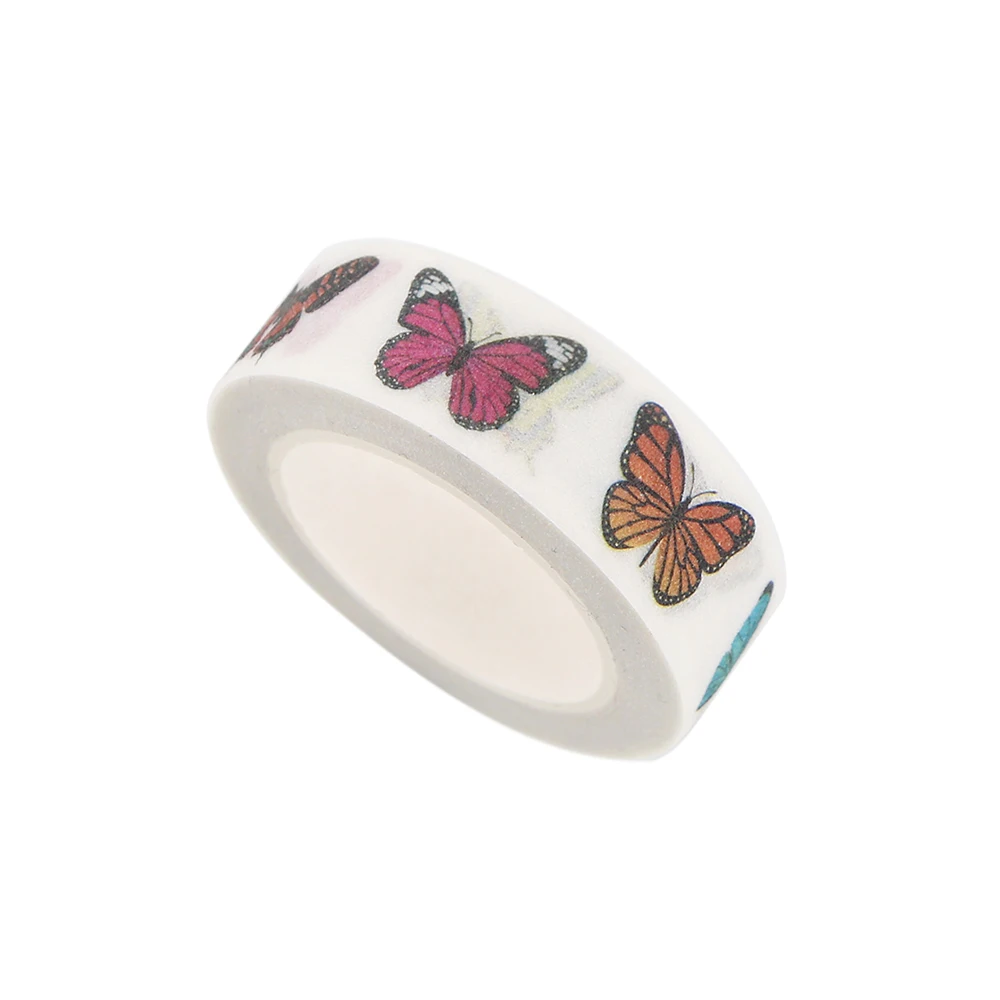 

JF952 Butterfly Washi Tape Paper DIY Planner Masking Tape Adhesive Tapes Stickers Decorative Stationery Tapes Office Supply