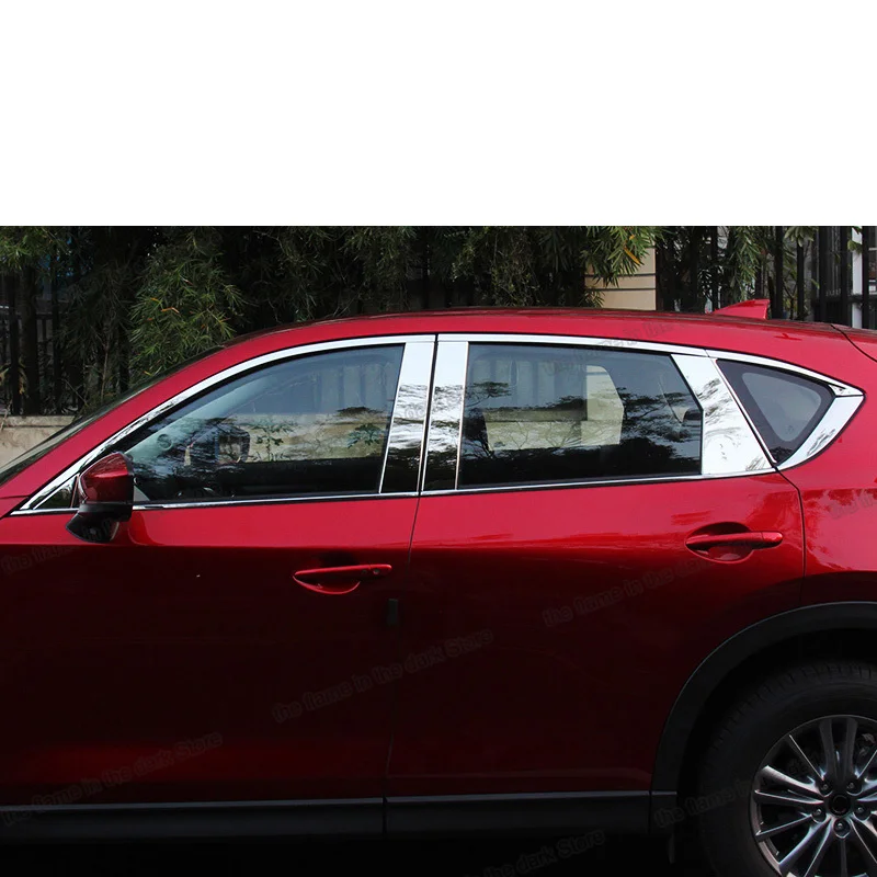 Хромированные столбики для окна автомобиля из нержавеющей стали Mazda Cx-5 2017 2018 2019