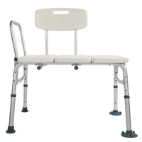 3 blow molding plates aluminium alloy elderly bath chair elderly bath chair round stool with sucker armrest toilet disabled seat