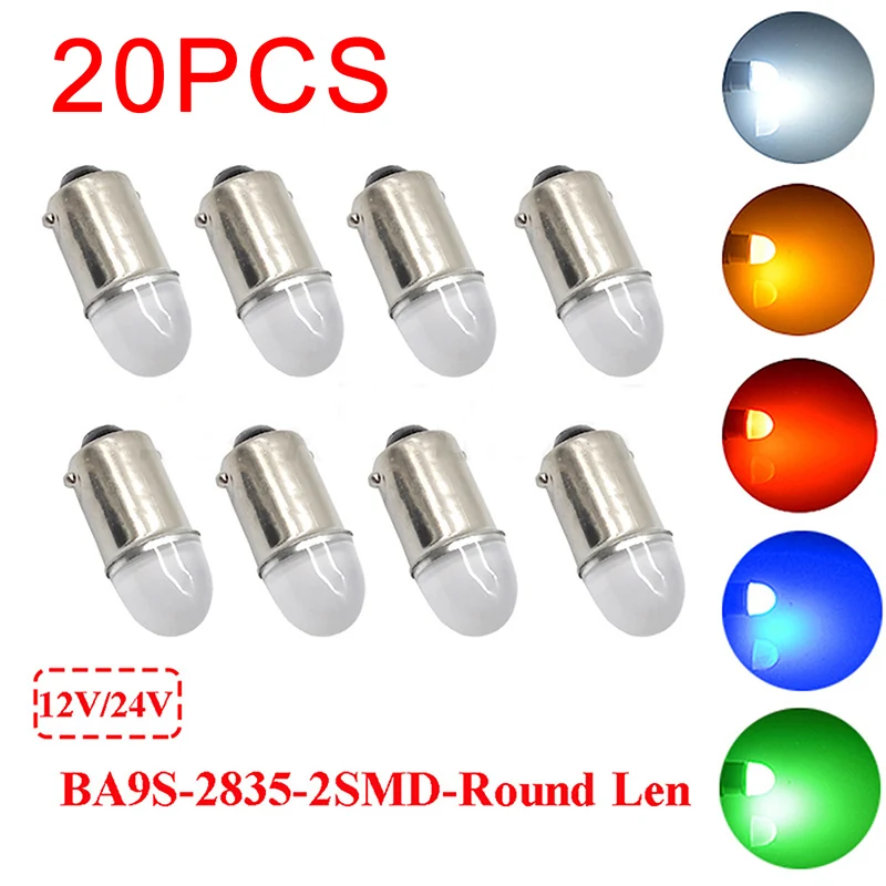 

20 шт., Автомобильные светодиодные лампы T4w 2835 SMD