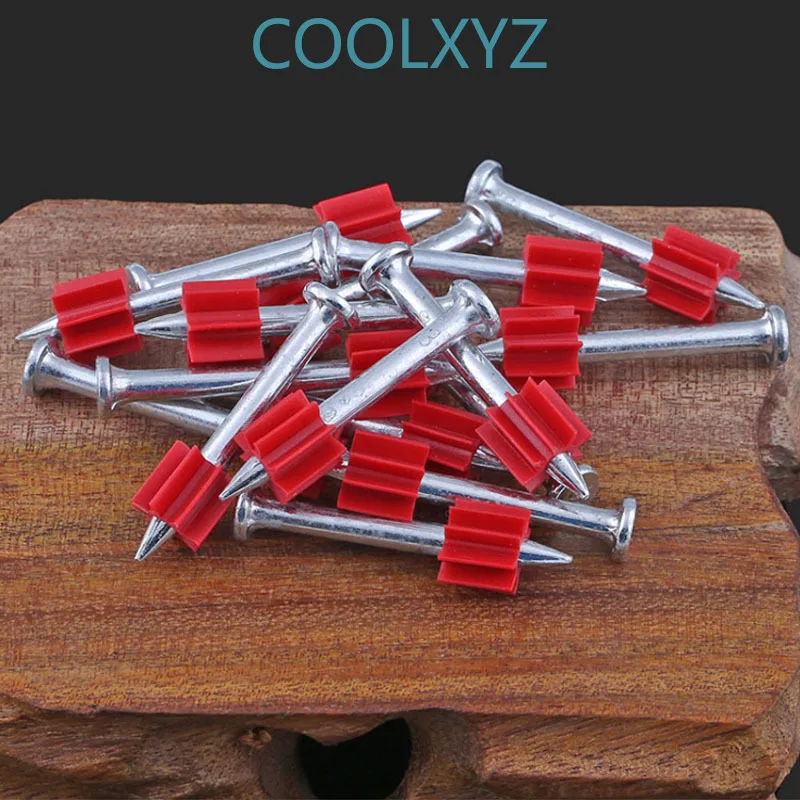 Жесткие цементные настенные стальные гвозди CoolXYZ закаленные рекламные 50 шт. |