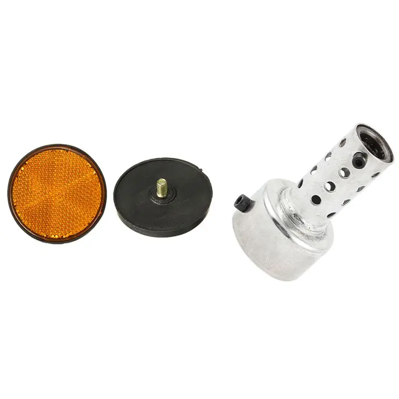 Мотоцикл выхлопной глушитель наконечник 4 8 см Диаметр 5 длиной с 2x2 дюймовый