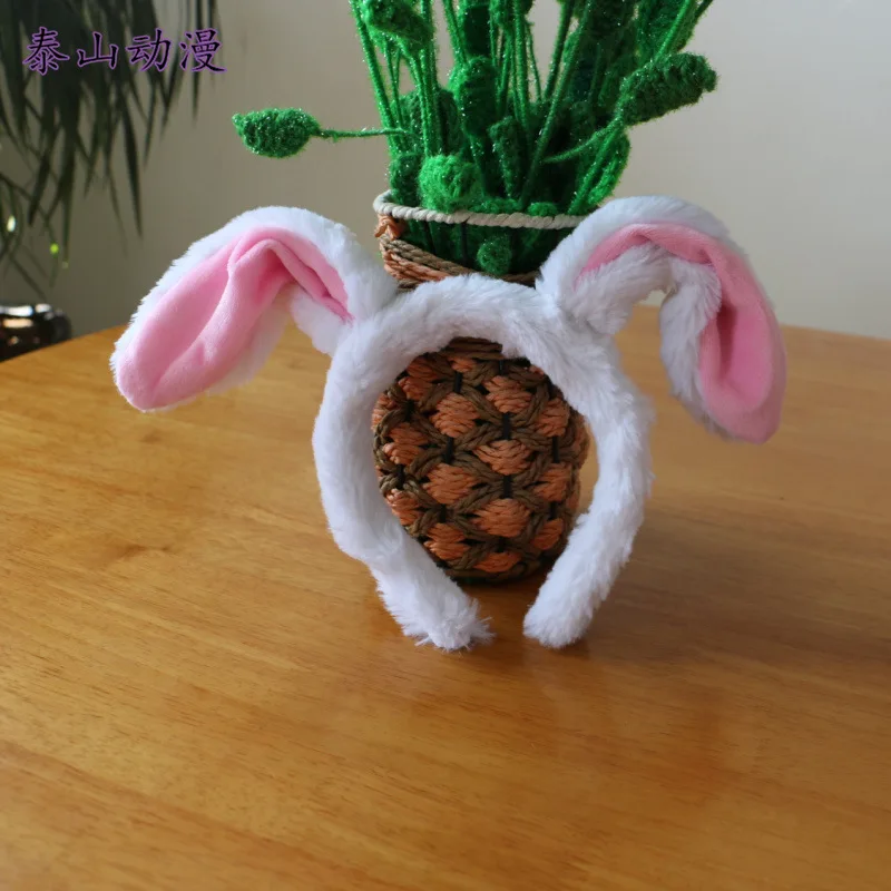 Повязка для волос Taishan с кроличьими ушками повседневный головной убор в стиле