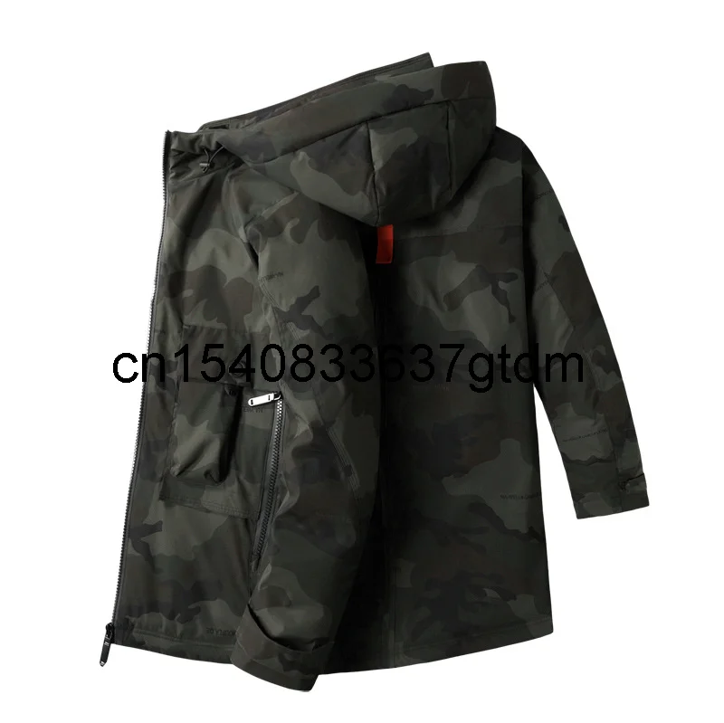 

Winter new men's fattening plus size cotton padded jacket men's young fat fashion leisure hooded cotton padded jacket men's