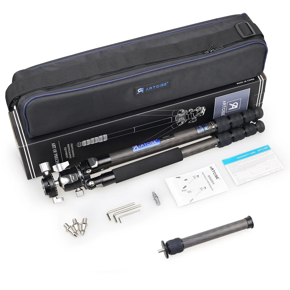 Штатив для камеры из углеродного волокна профессиональный легкий компактный