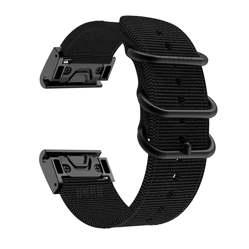 Нейлоновый ремешок для часов Garmin Fenix 6S 6 6X Pro 945 5 5X Plus Легкий тканый наручных 20 22 26 мм