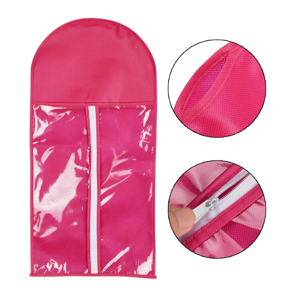 1 шт. сумка для хранения париков наращивания волос вешалка пыленепроницаемый