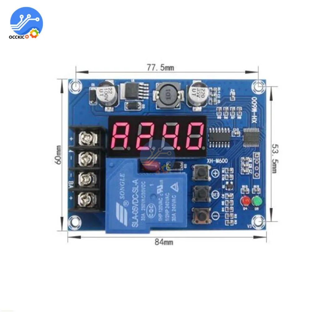 XH-M600 6-60V хранения литиевой Батарея защита зарядных устройств доска светодиодный