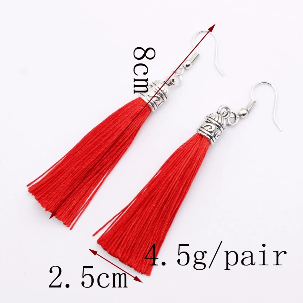 Abdo новые серьги с кисточками Boho богемные длинные преувеличенные для женщин