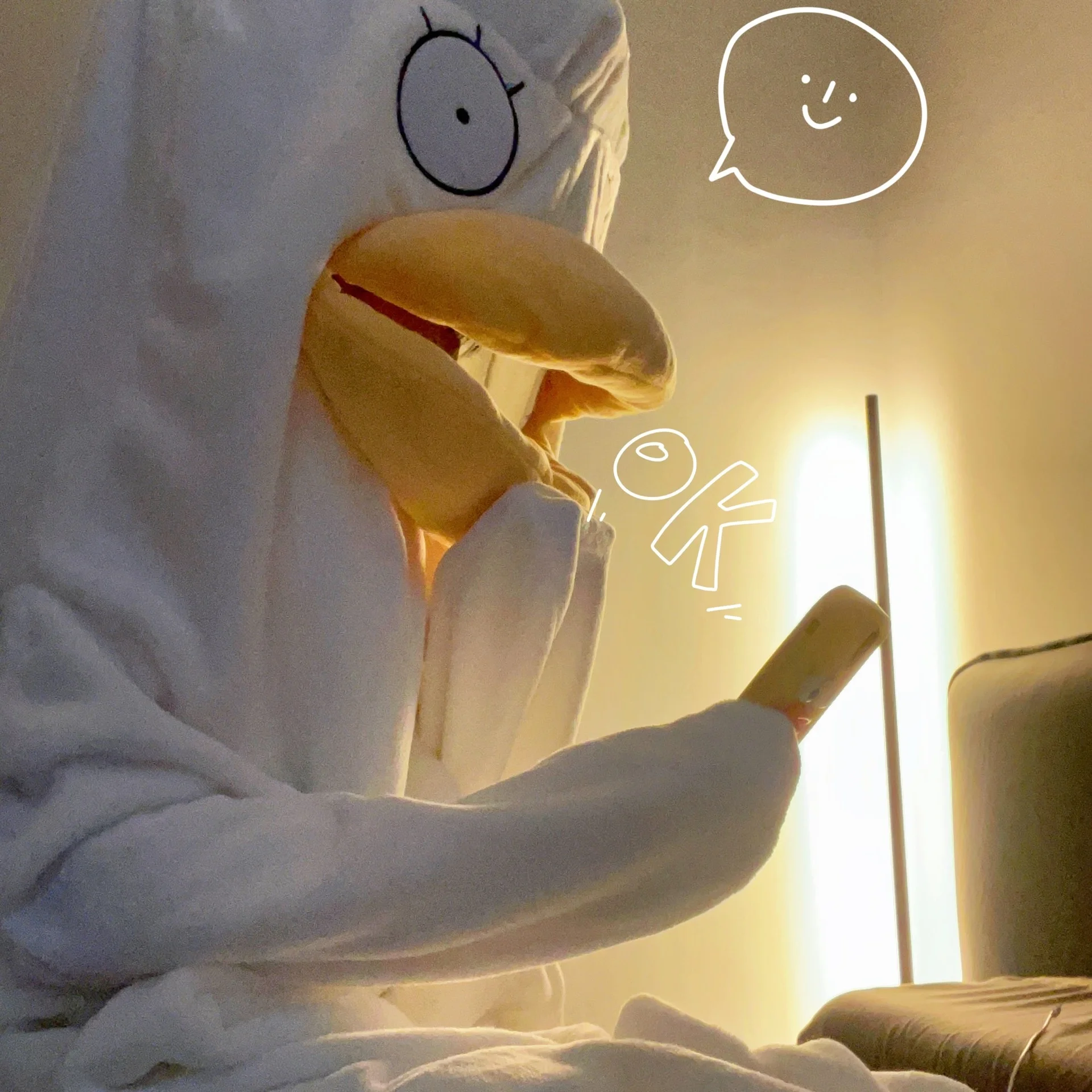 Pijama de franela con dibujos animados del pato Elizabeth, saco de dormir, manta divertida con capucha de pato, disfraz de fiesta de cumplea&ntilde;os y Halloween-4
