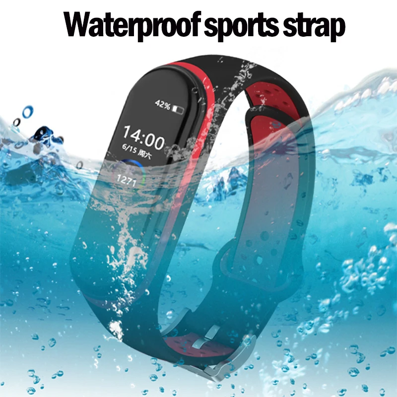 

Wrist Color TPU Strap For Xiaomi Mi Band 6 5 4 3 Silicone Wristband Bracelet Replacement For Xiaomi Band 4 MiBand 6 5 4 3 Strap