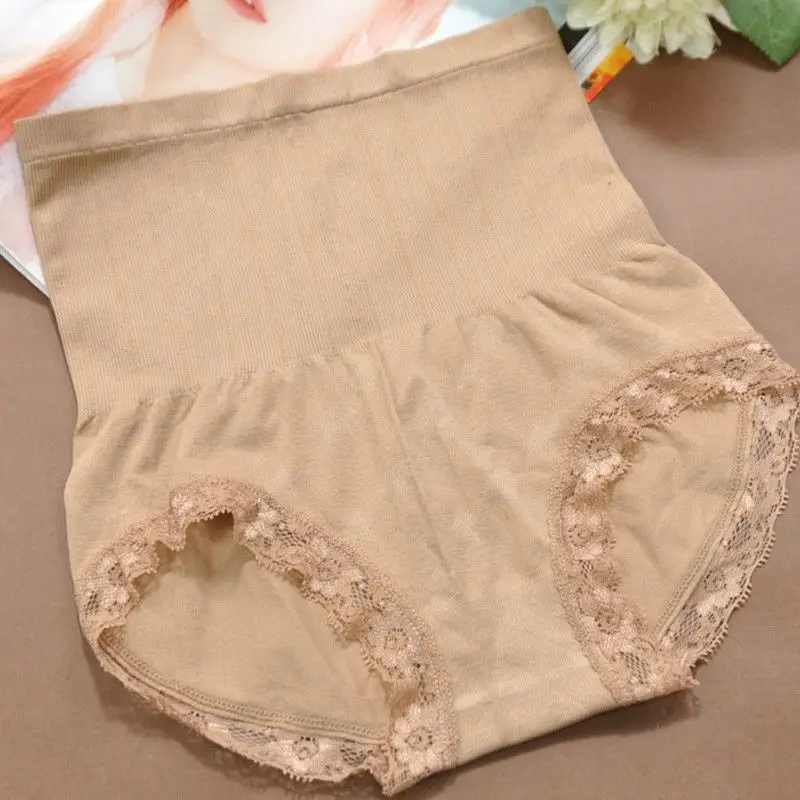 Женские Корректирующие трусики с высокой талией бесшовные Утягивающие для