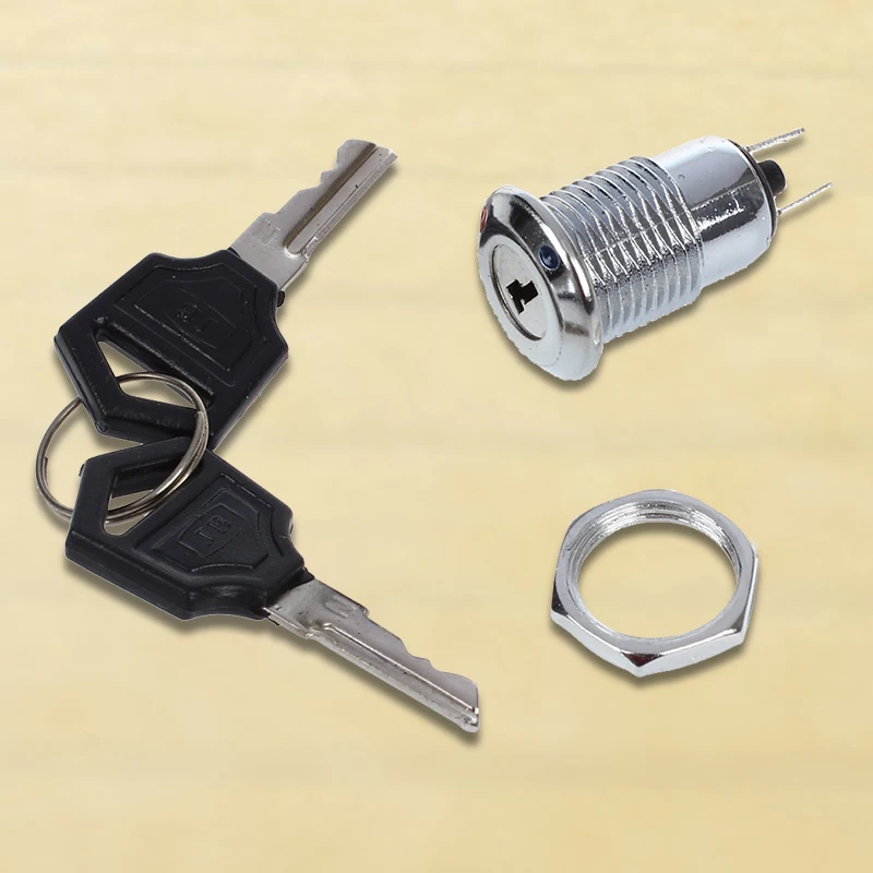 

ВКЛ. Выкл. Две клеммы Keyswitch Keylock Switch w Keys