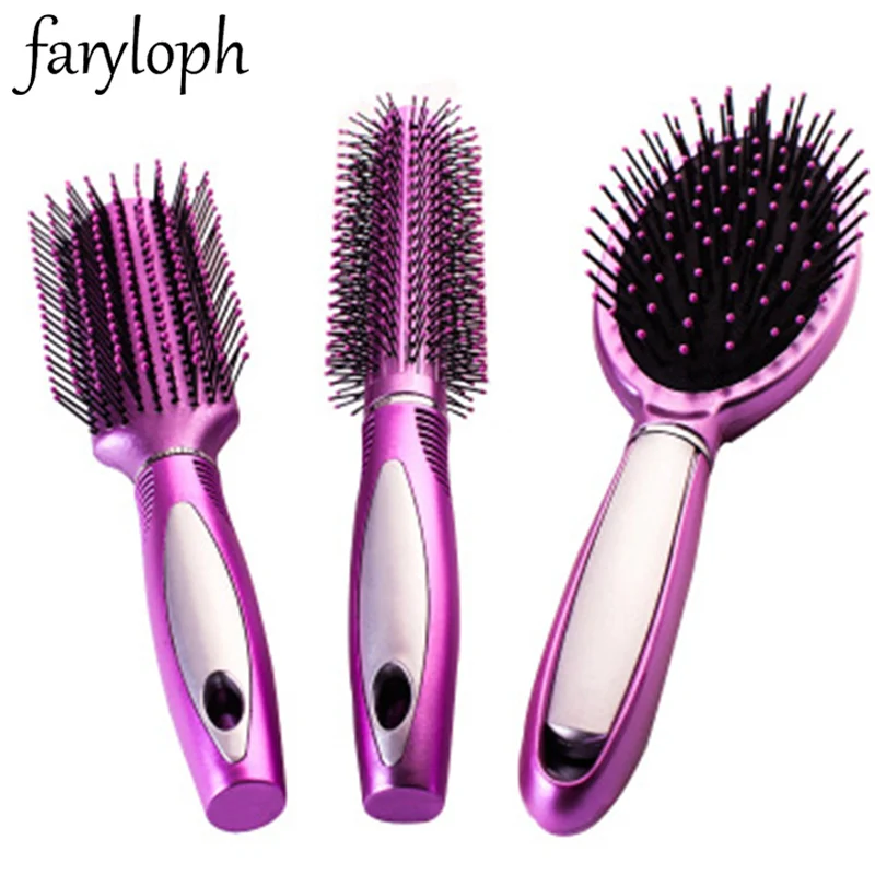 3 типа помада ярко-фиолетового цвета Массажная расческа подушка безопасности для