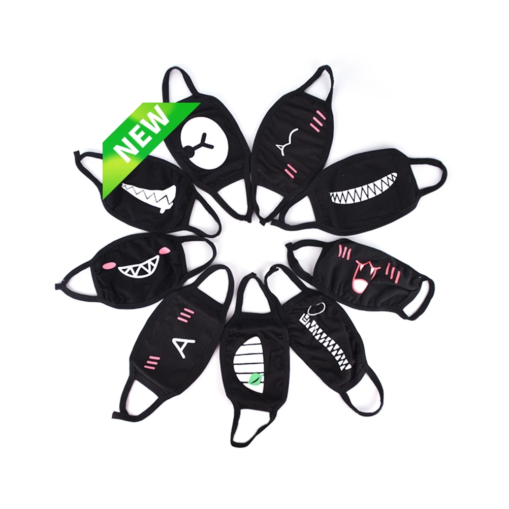 Маска для лица унисекс хлопковая Пылезащитная маска аниме мультяшный Kpop