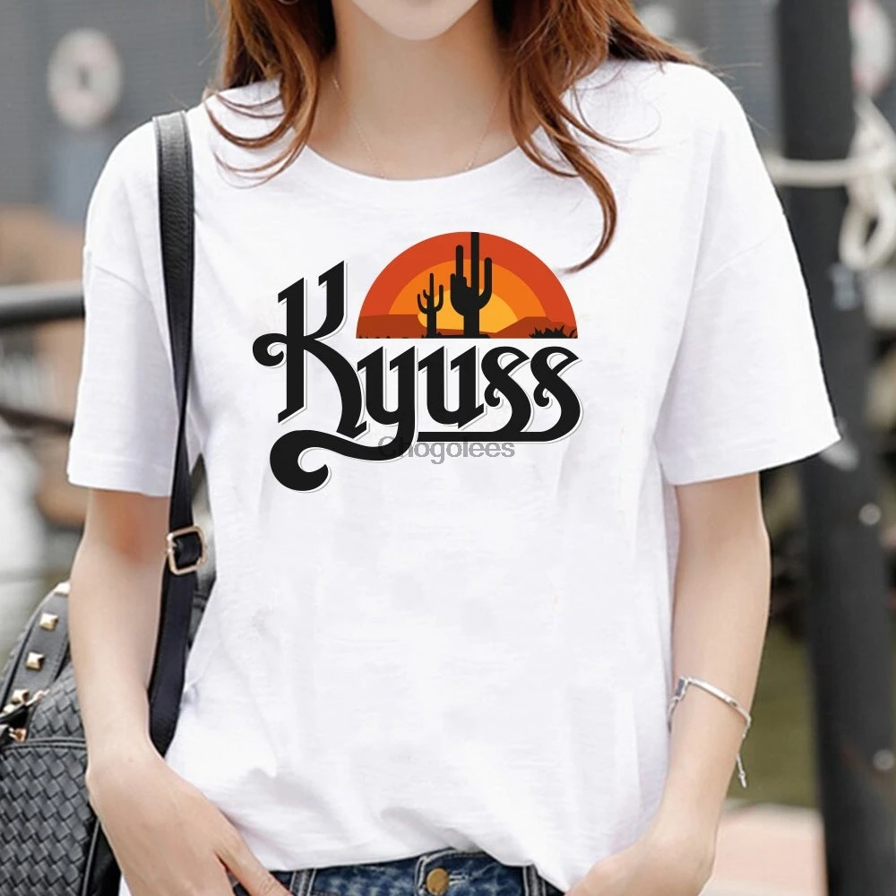 Футболка Мужская/Женская/мужская с принтом Kyuss жесткая Ретро футболка