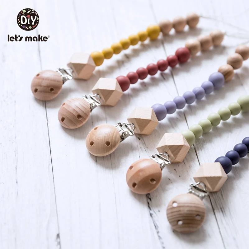 Let'S Make 1 шт. Круглый Силиконовый жемчуг шестигранный деревянный держатель бусин