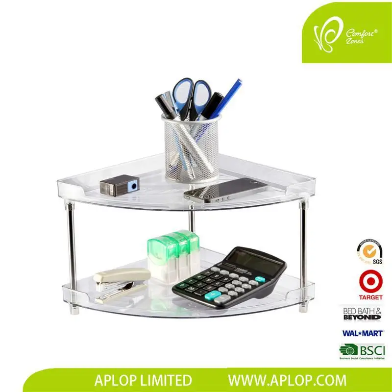 

Plastic kitchen organizer 2 layer spice kitchen tool Cookware storage rack plate kitchen organizer Dish Holder bowl L type rack