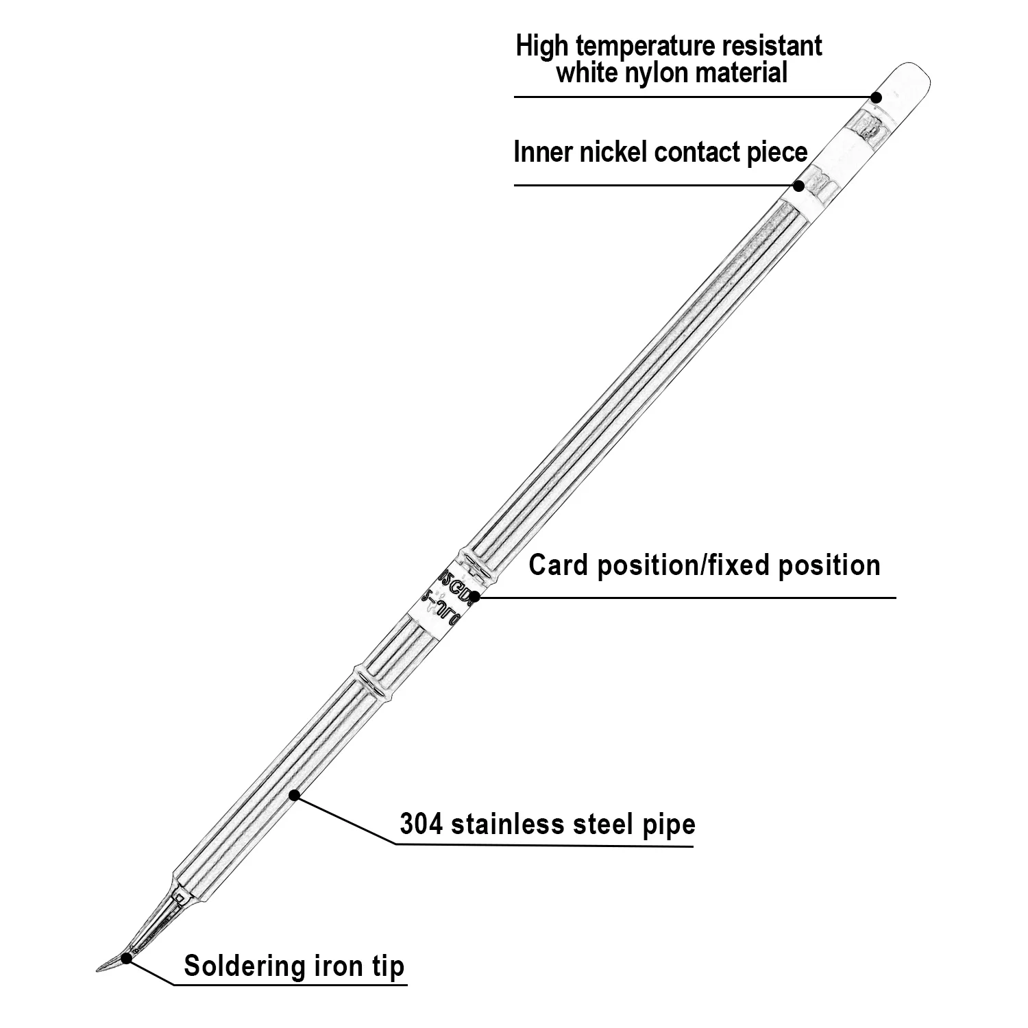 

7Pcs Soldering Iron Tip Replacement Heater Solder Head Unleaded T12 Electric Soldering Iron Tip Welding Rework Soldering Station