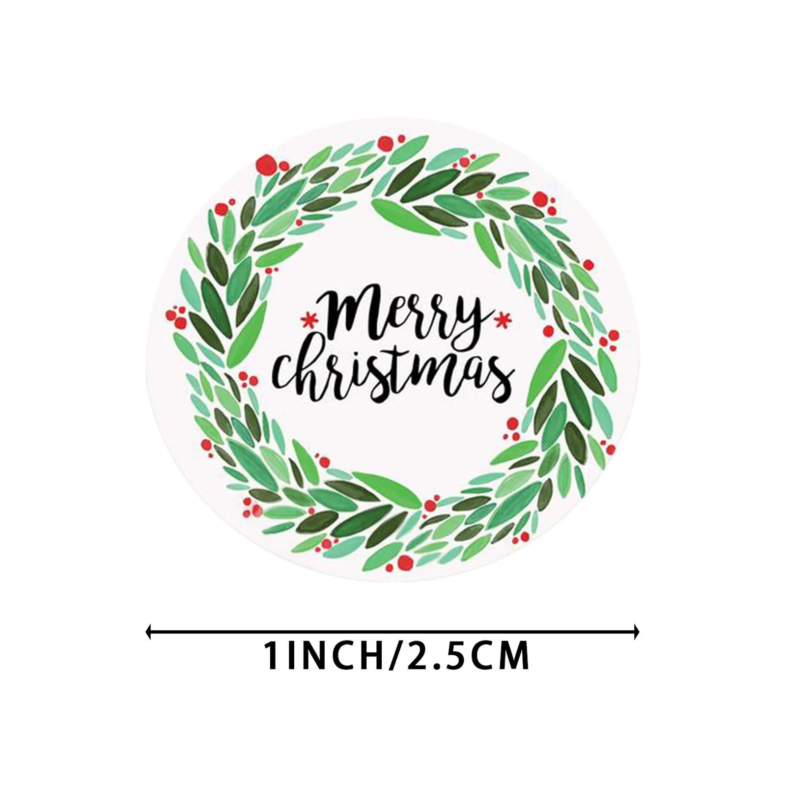 Новая наклейка в рулоне рождественский подарок украшение праздничные вечерние