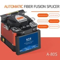 a 80s orange automatic fusion splicer machine fiber optic fusion splicer fiber optic splicing machine