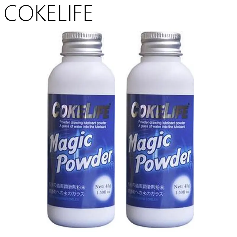 2шт COKELIFE твердый порошок секс лубрикант водная база смешанный с использованием