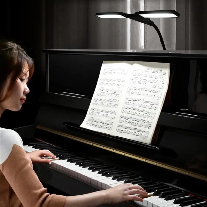 

1pc Piano Lamp LED Lamp Music Score Lamp LED Battery USB Piano Stand Lamp Music Stand Lamp