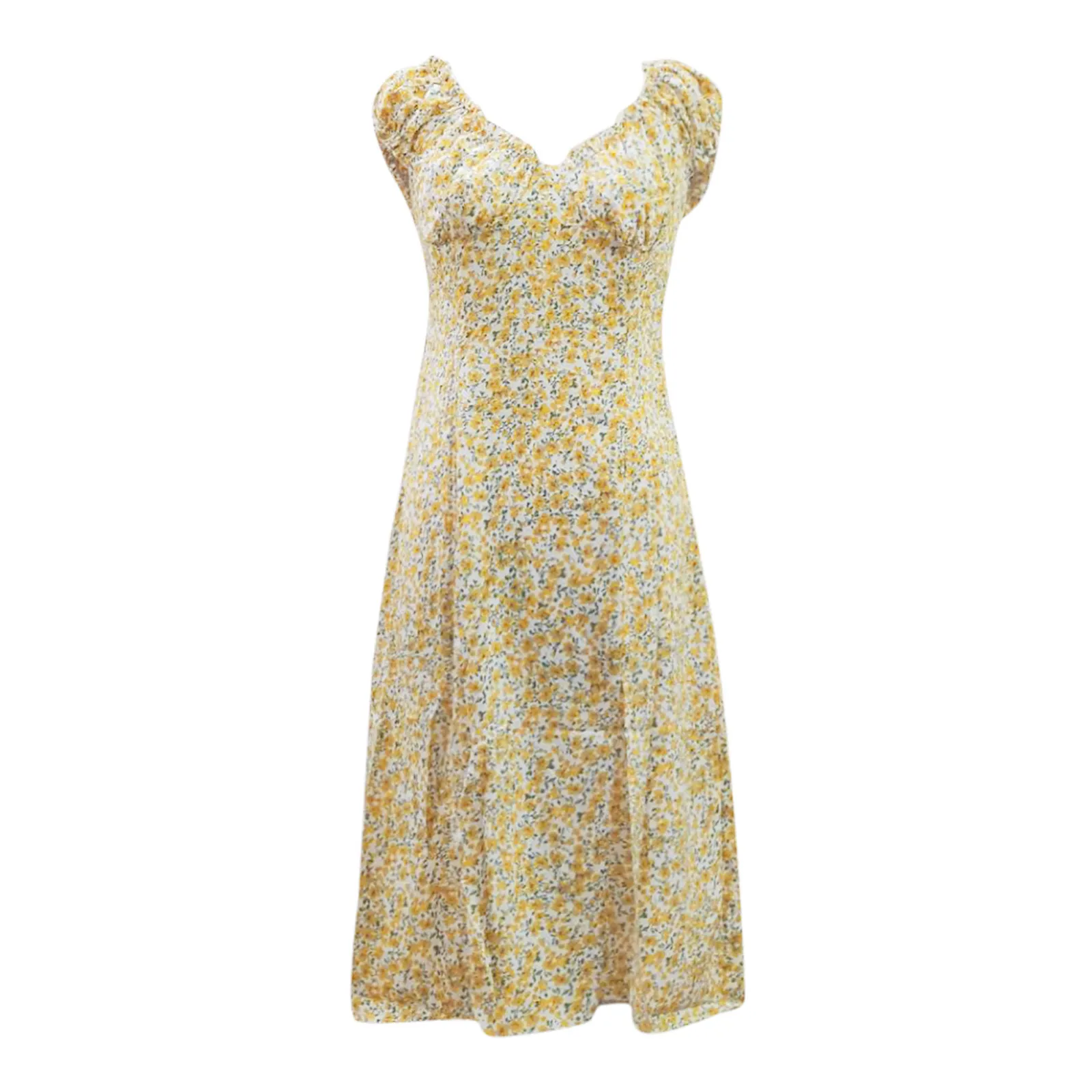 

Ropa De Mujer 2021 Women's New Summer 2021 Short-sleeved Printed Hedging Casual Dress Knitted Dress