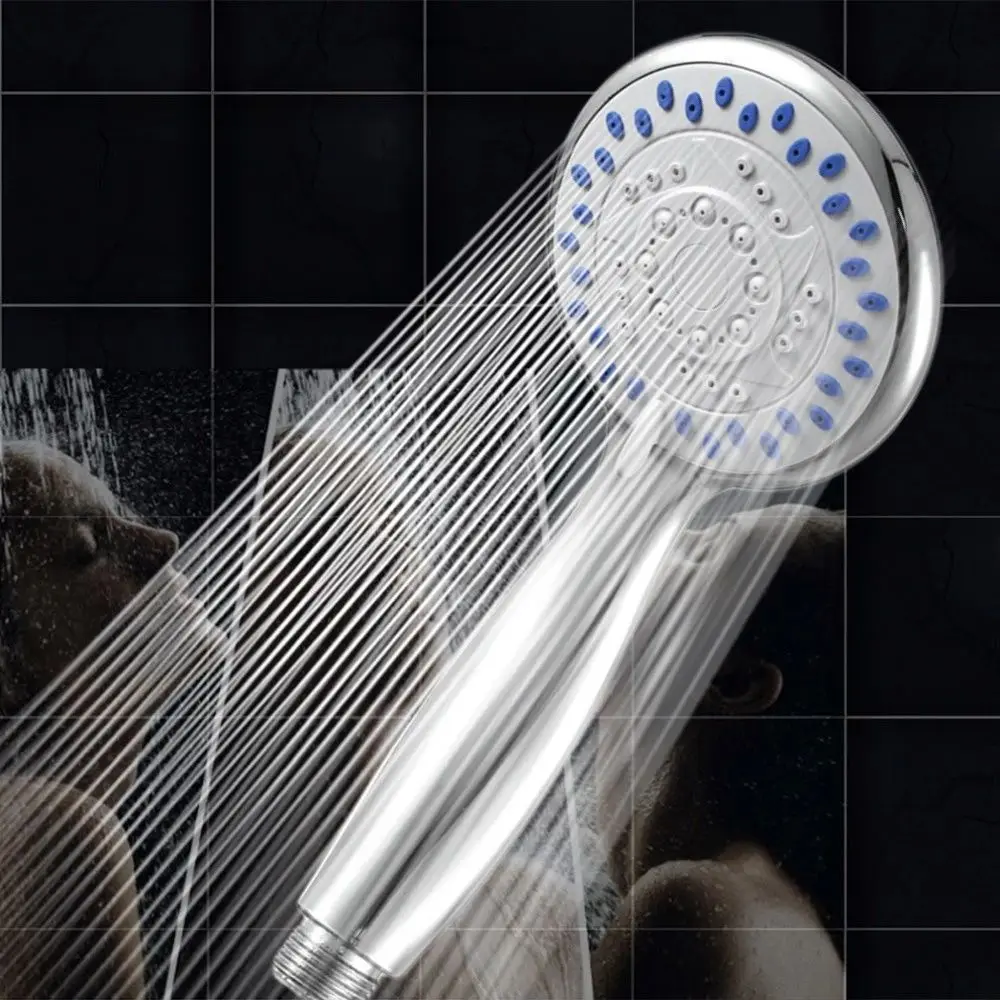 

Bathroom Jetting Water Saving Adjustable Needle Bath Shower Head Shower Bath Head 5 Modes