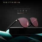 Солнцезащитные очки VEITHDIA VT7016 женские, классические ретро-очки кошачий глаз, в оправе из TR90