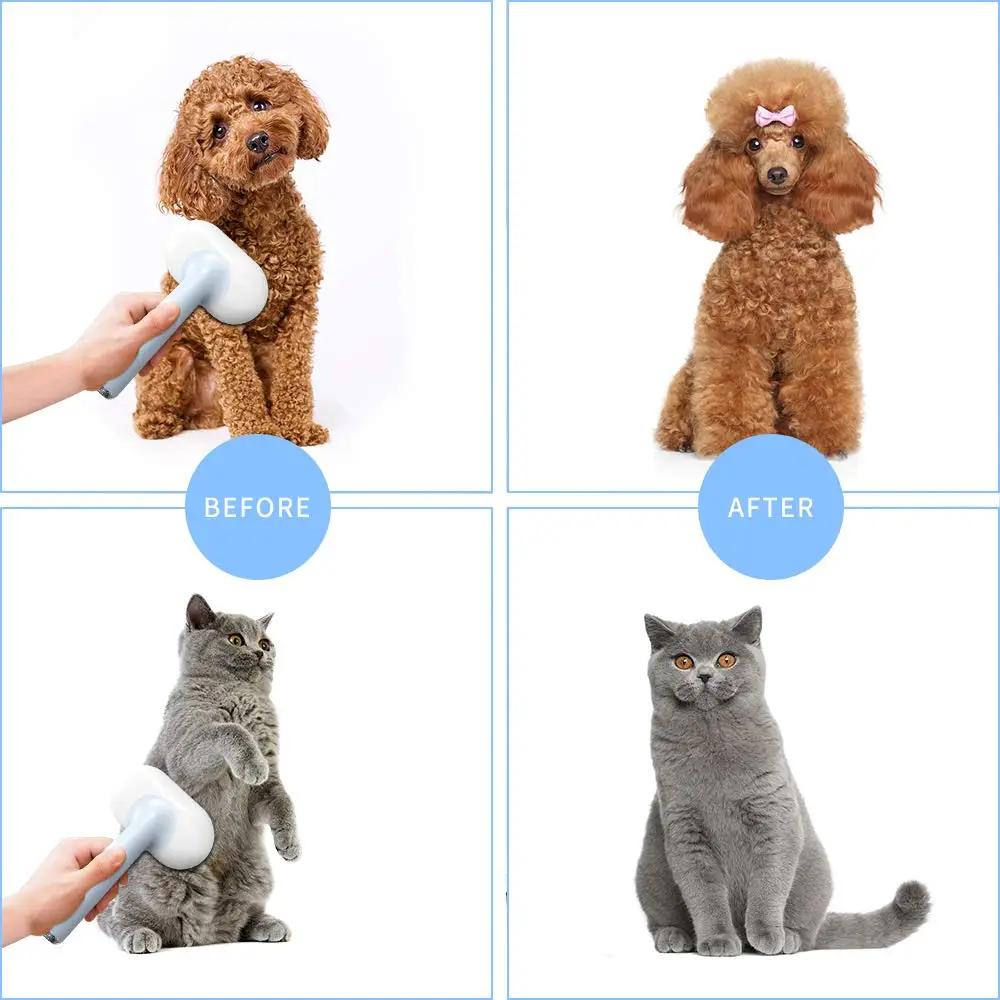 Hoopet собака Кот щетка 5 в 1 комплект для ухода за шерстью домашних животных длинный