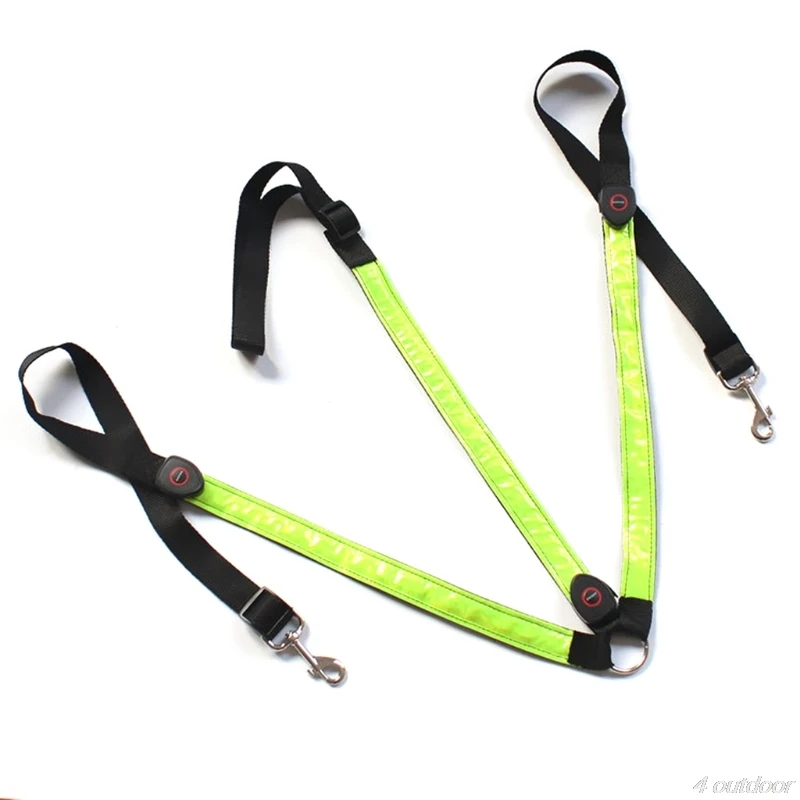

Horse Webbing Harness Collar Breastplate Safe Riding Equipment Adjustable Night Visible LED Light Chest Belt J29 21 Dropshipping