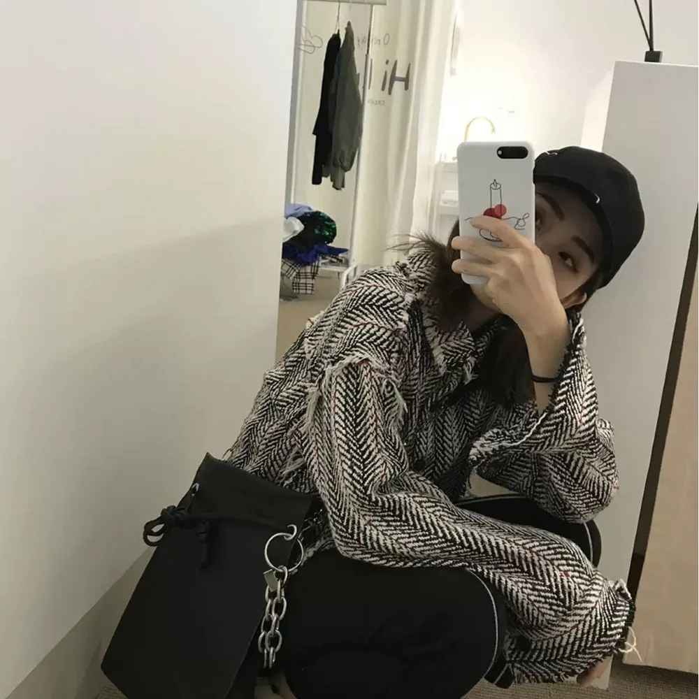 Женская кожаная сумка мешок на цепочке вместительная тоут плечо в американском