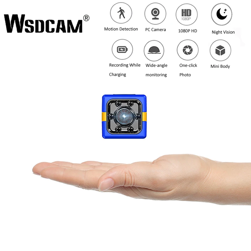 Wsdcam FX01 HD мини камера IP маленькая камера 1080P датчик ночного видения Видеокамера микровидеокамера DVR DV регистратор движения видеокамеры