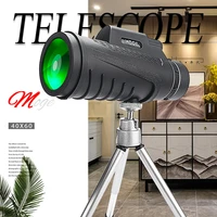 4060 powerful monocular telescope lense long rang prismatic professional scope optics for hunting camping tourism