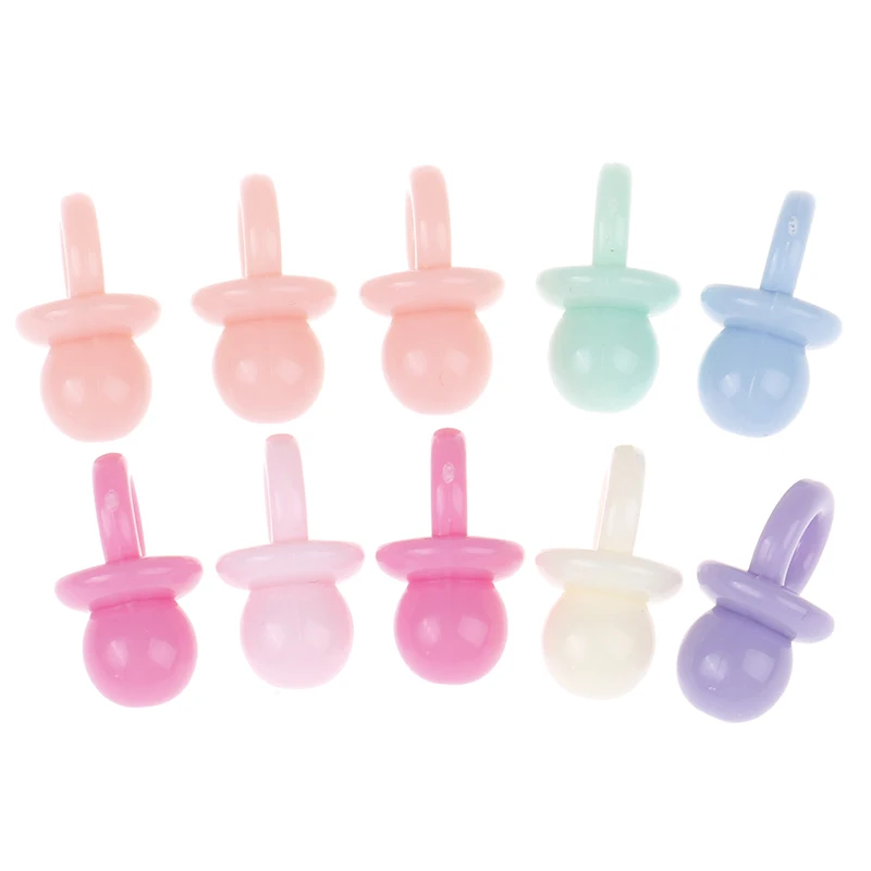 

10pcs/Resin Fun 3D Mini Cute Simulation Colorful Nipple Kids Charm Pendants For Earring Jewelry Making Decoration