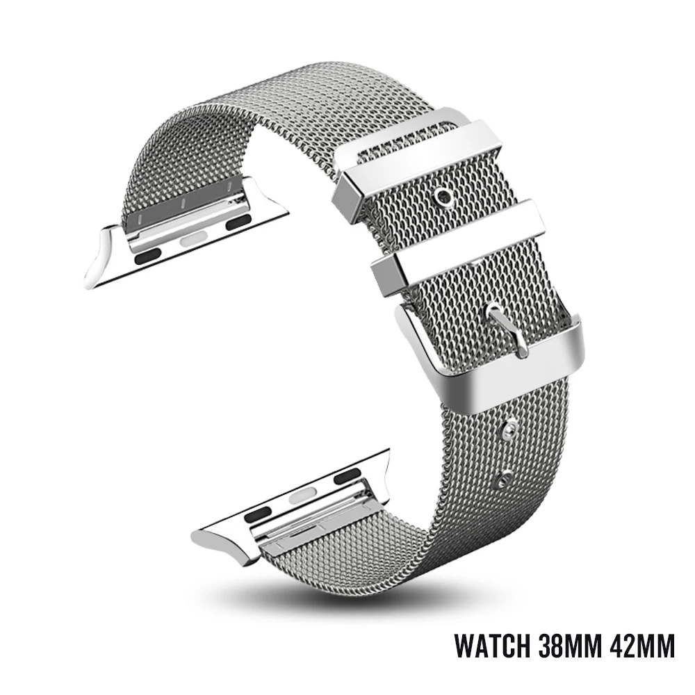 Ремешок из нержавеющей стали для Apple Watch серии 1 2 3 42 мм 38 браслет ремешок iwatch 4 5 40 44