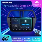 Автомагнитола 2DIN Android10.0 для Suzuki S-Cross SX4 2014-2017 с GPS-навигацией, автомобильный мультимедийный плеер, автомобильное радио, стереоприемник, IGO