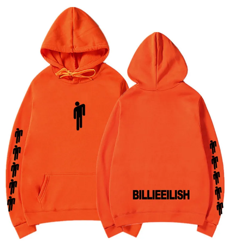 Горячая Распродажа Billie Eilish с капюшоном и принтом для мужчин/женщин популярная