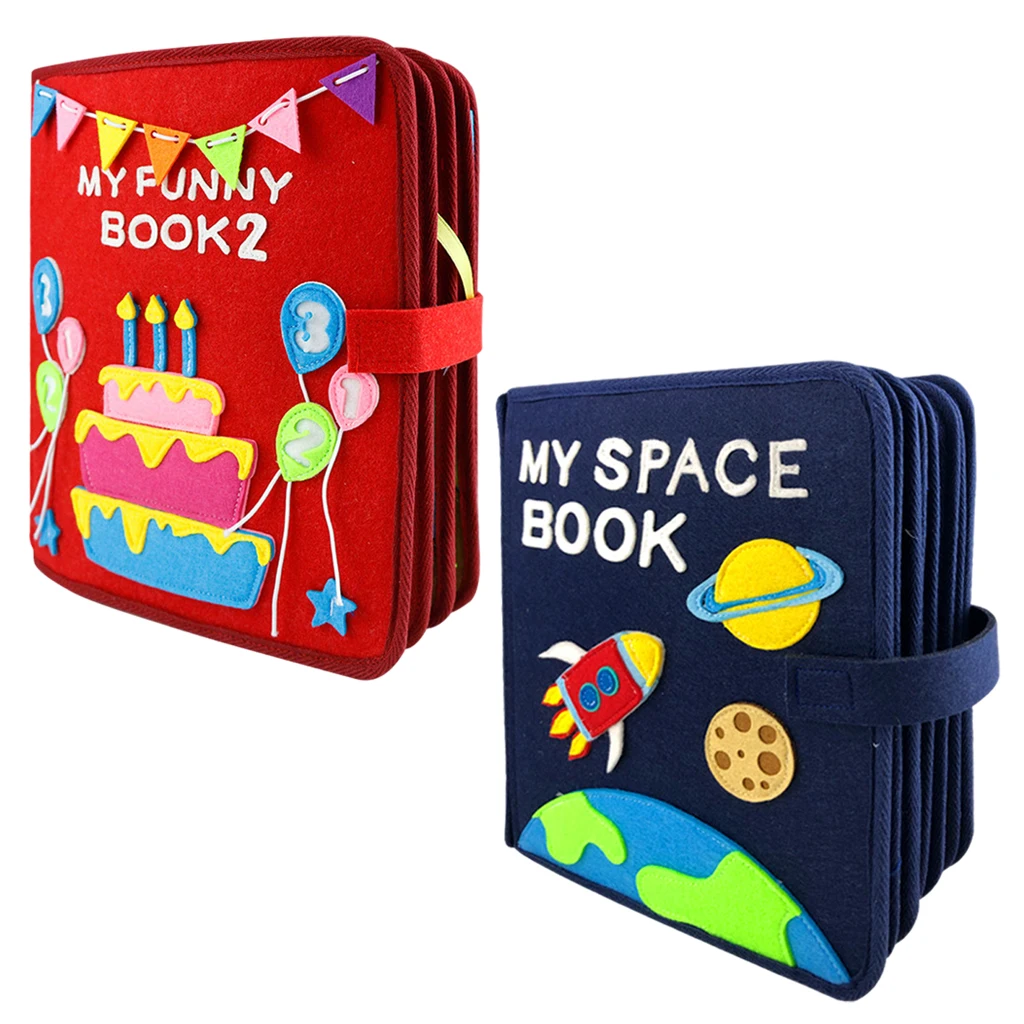 

Quiet Book Toddlers Educational Toy Activity Travel Toy for Babies Preschool