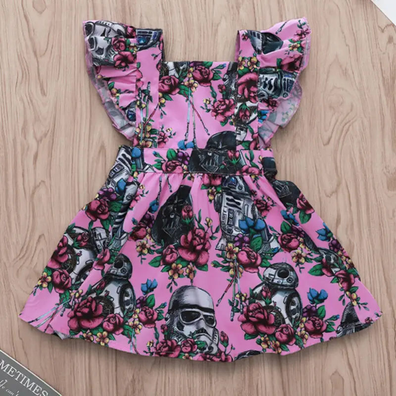 Summer Newborn Toddler Girls Ruffle Dress Princess Tutu Sundress | Детская одежда и обувь