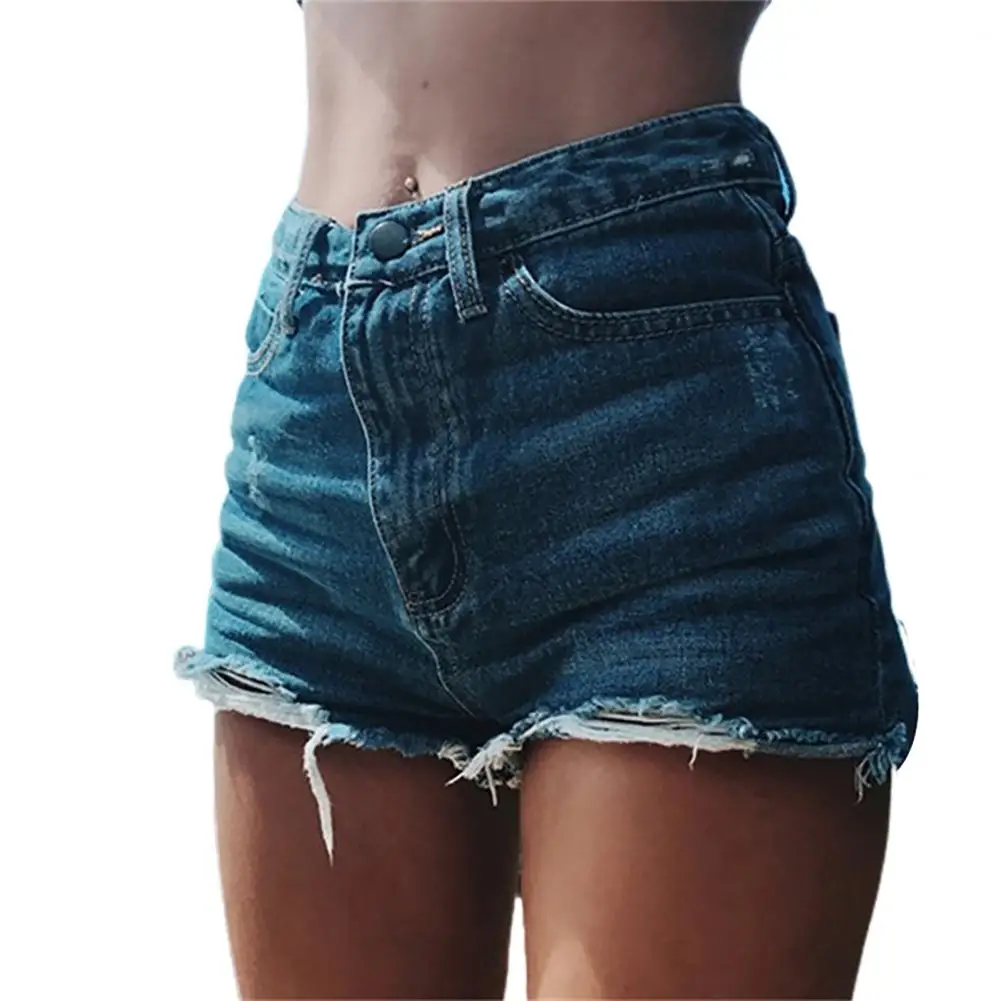 

women jean short 2021 summer woman denim shorts high waist ripped jeans shorts fashion sexy female shorts S-2XL Dropshipping