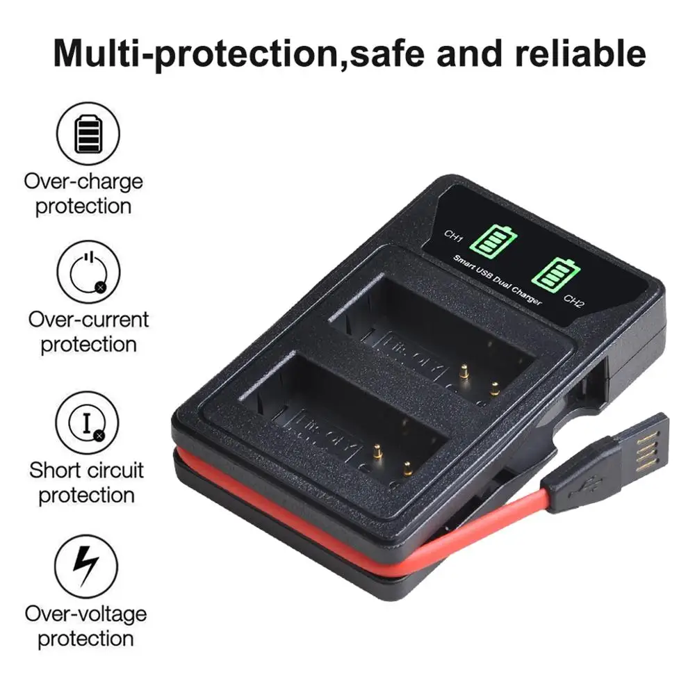 4 аккумулятора BLN-1 PS BLN1 PS-BLN1 со светодиодным двойным зарядным устройством для Olympus