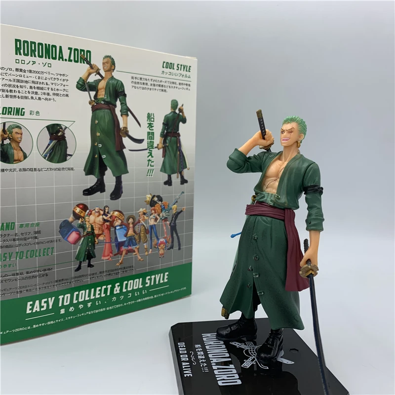 Новая серия мира Зоро меч стоящий верх. ПВХ фигурка ророноа Луффи собрать модель