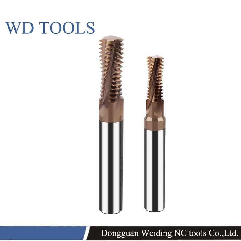 Фрезерный резак с внутренней и внешней резьбой из карбида вольфрама полностью M3 4