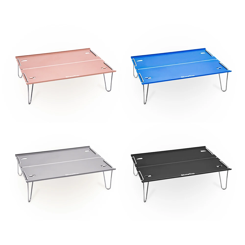 Открытый алюминиевый сплав складной столик для кемпинга портативный мини-стол