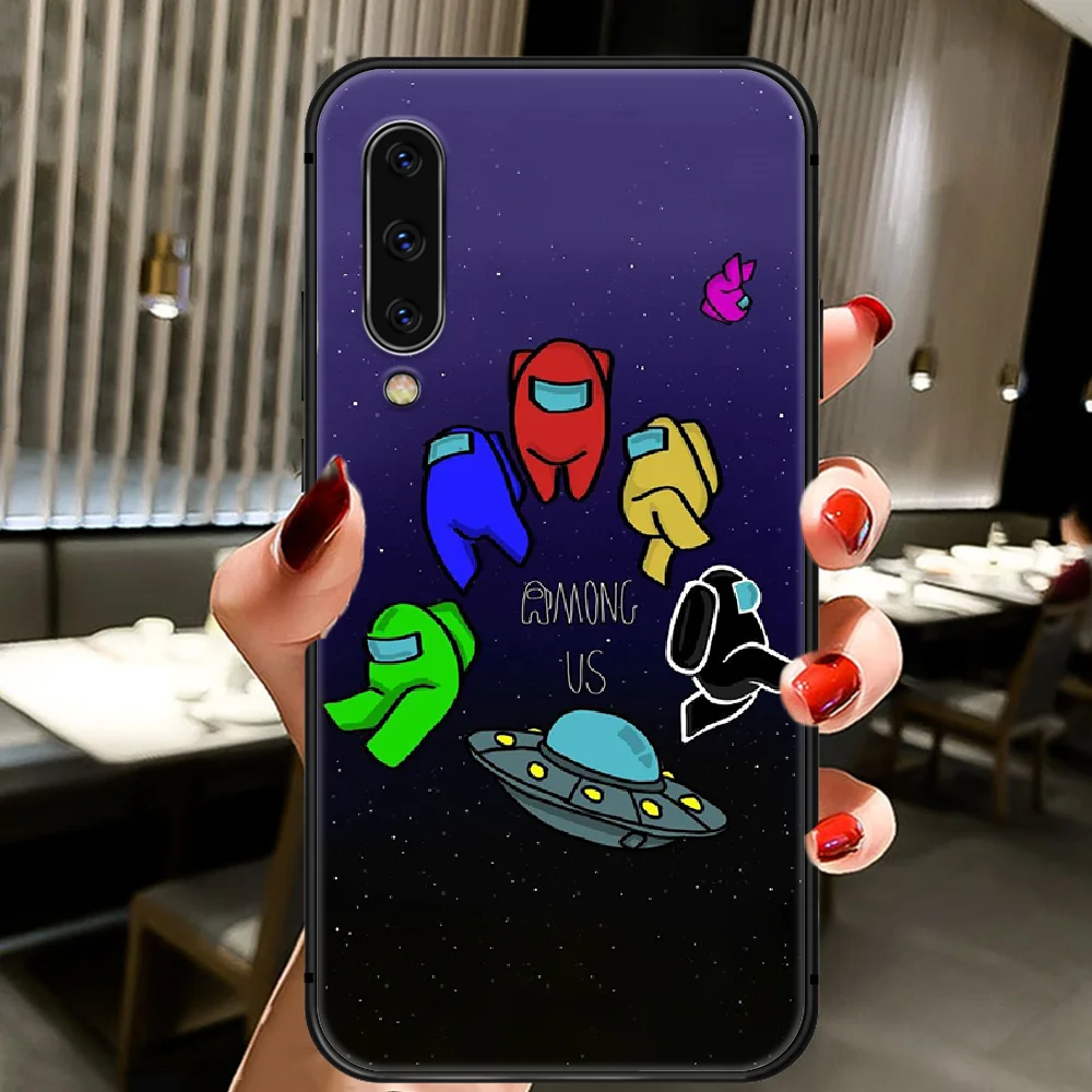 

Among Us Game Phone Case Cover For Samsung Galaxy A10 A20 A30 E A40 A50 A51 A70 A71 J 5 6 7 8 S black Waterproof Silicone Back