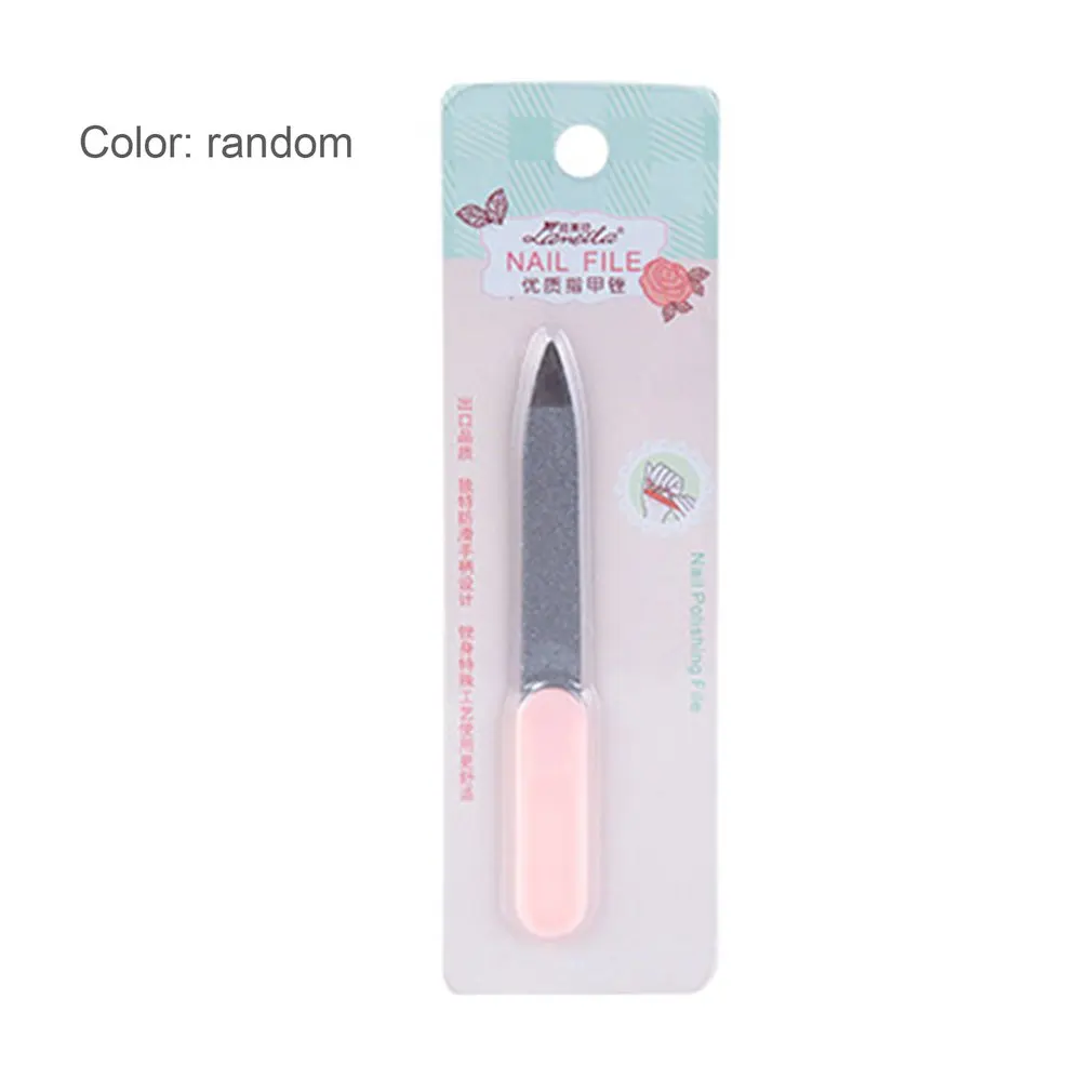 

Plum Pattern Nail File Finger Polish Care Pedicure Tool