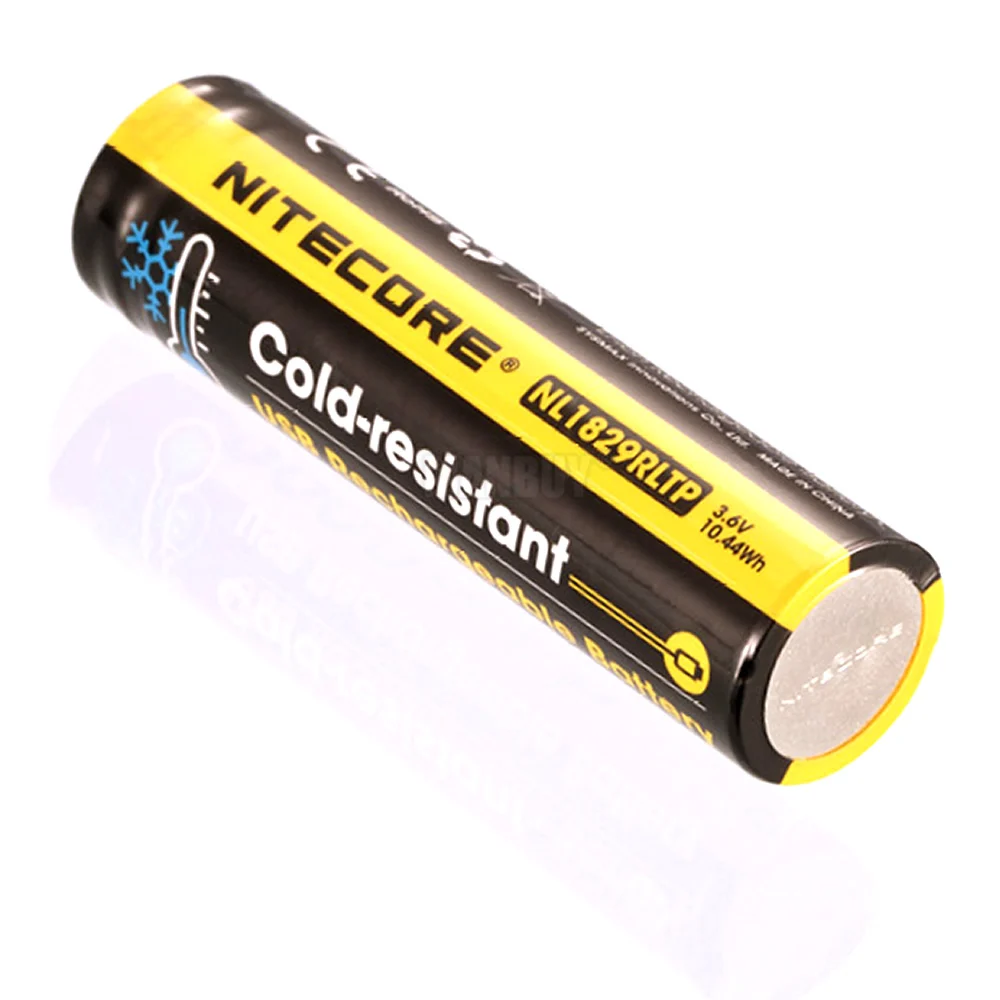 2021 NITECORE NL1829RLTP 18650 морозостойкие USB Порты и разъёмы Перезаряжаемые Li Ion Батарея